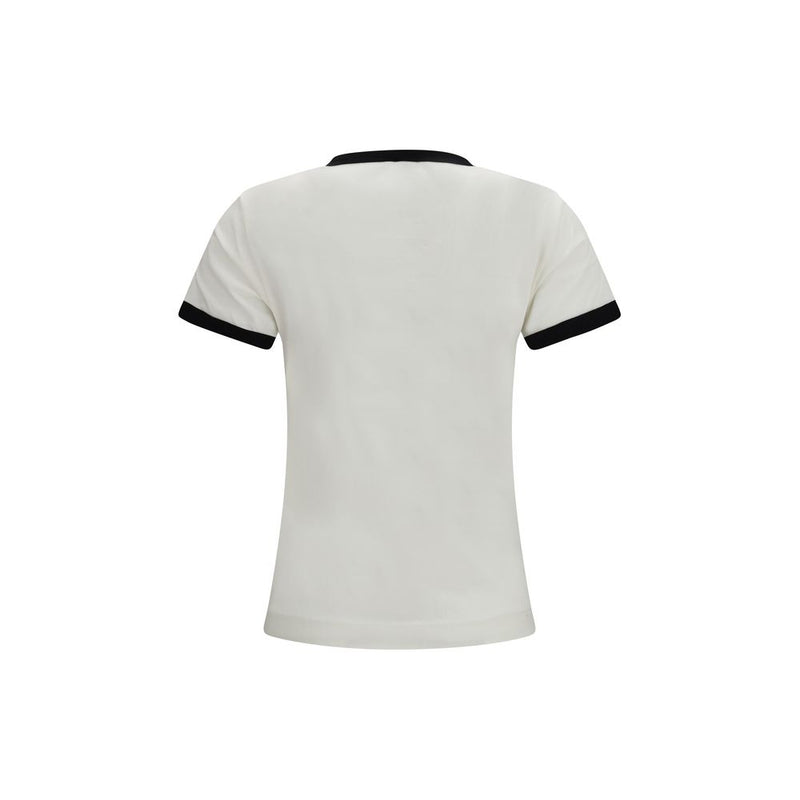 PINKO White Cotton T-Shirt for Women
