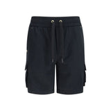 Moose Knuckles Hartsfield Black Cotton Bermuda Shorts