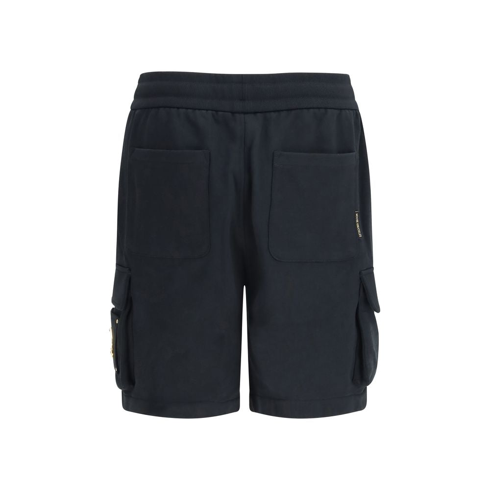 Moose Knuckles Hartsfield Black Cotton Bermuda Shorts