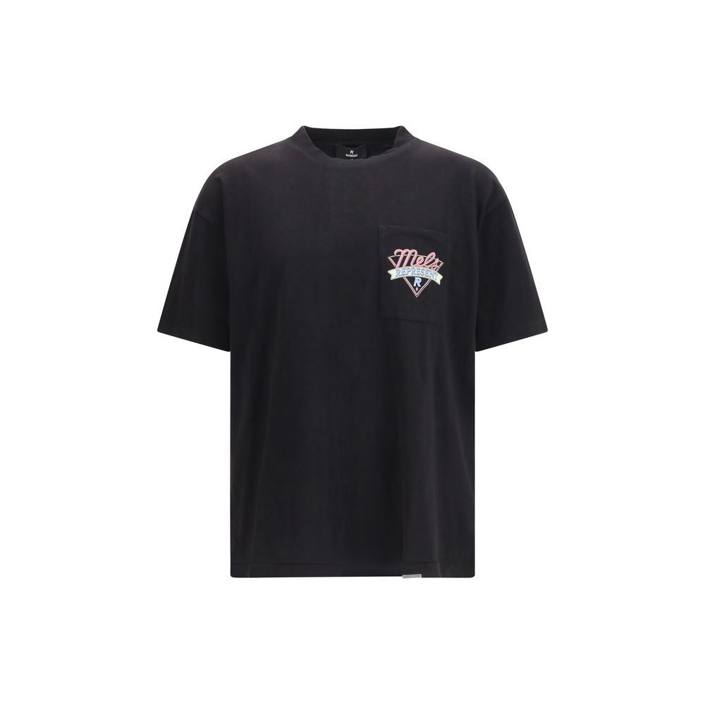 T-shirt en coton noir Mel’s Diner de Represent