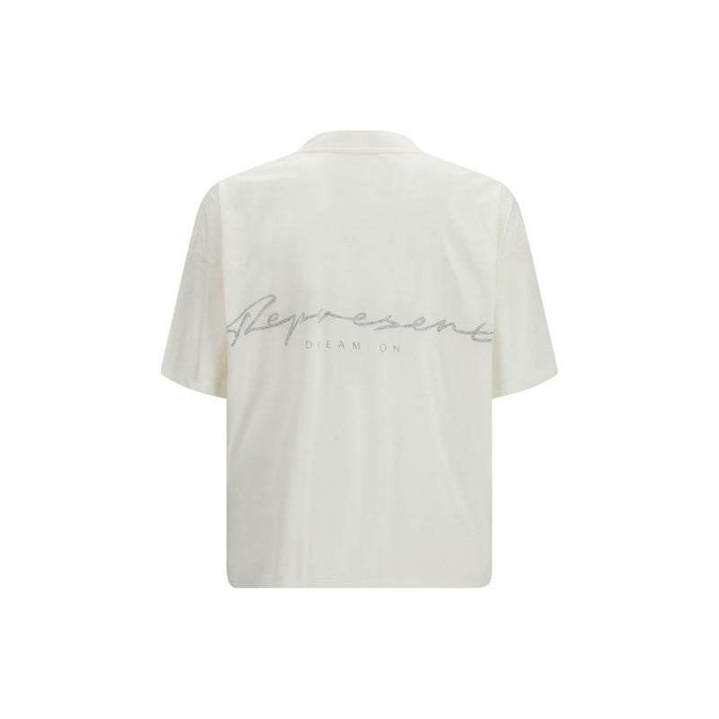 T-shirt en coton blanc Represent - Western Dobermans