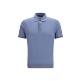 MooRER Blue Cotton Polo Shirt - Elegant & Comfortable