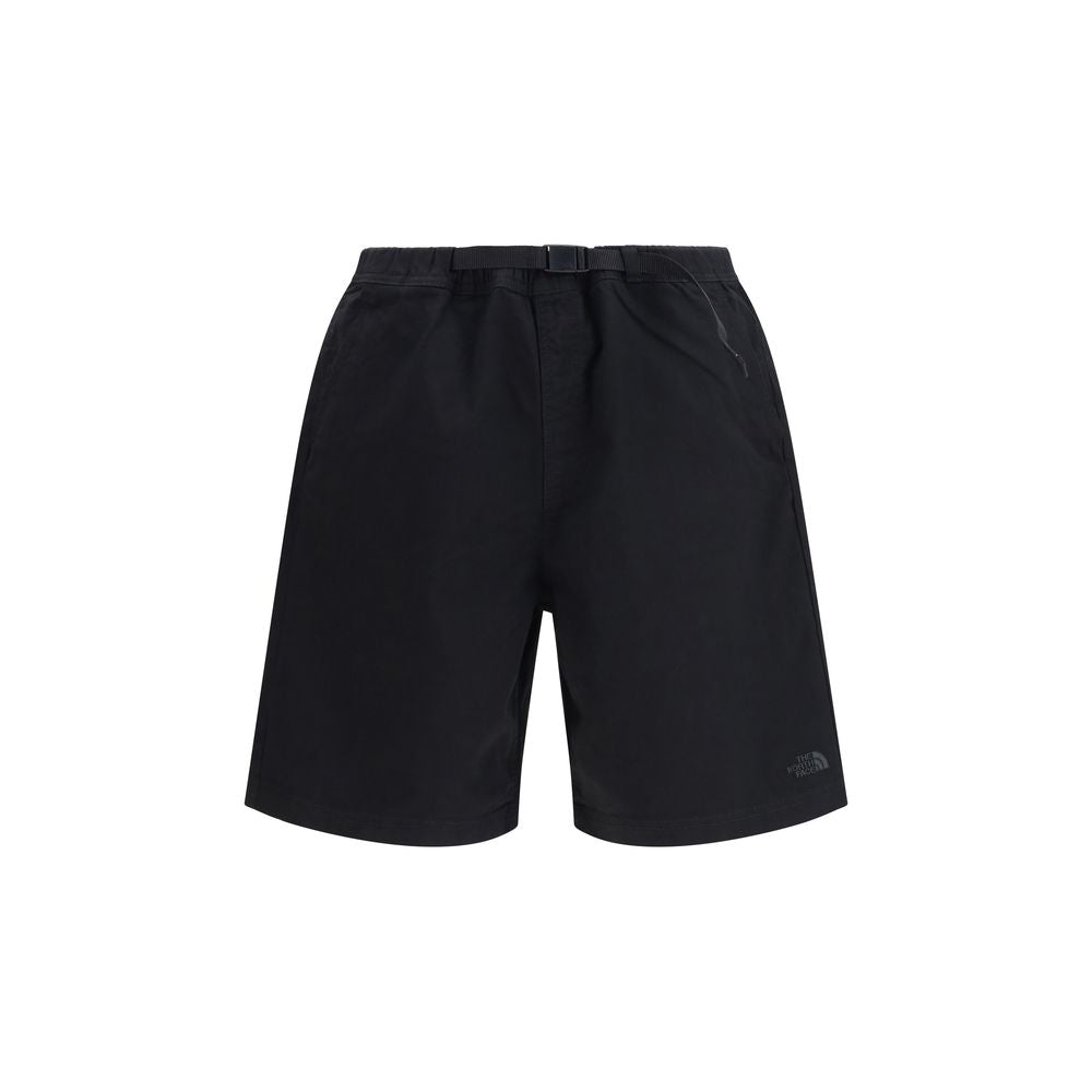 The North Face Black Cotton Bermuda Shorts - Comfort & Style