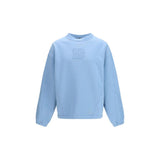 Sweat-shirt en coton bleu Dolce &amp; Gabbana