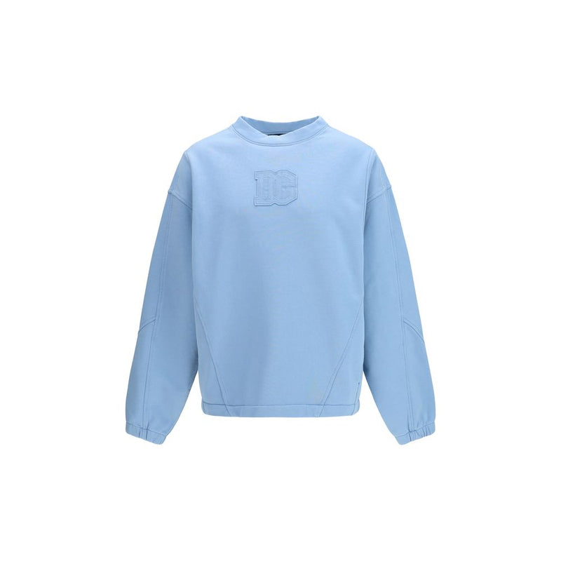 Dolce &amp; Gabbana blauw katoenen sweatshirt