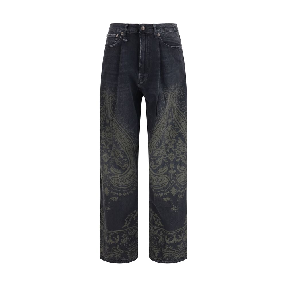 Jean en denim de coton noir R13