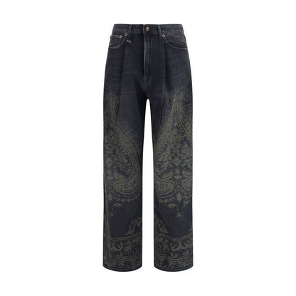 Jean en denim de coton noir R13
