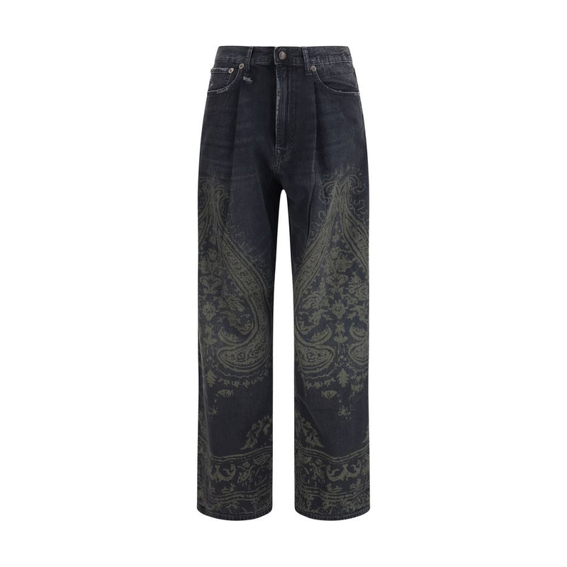 Jean en denim de coton noir R13