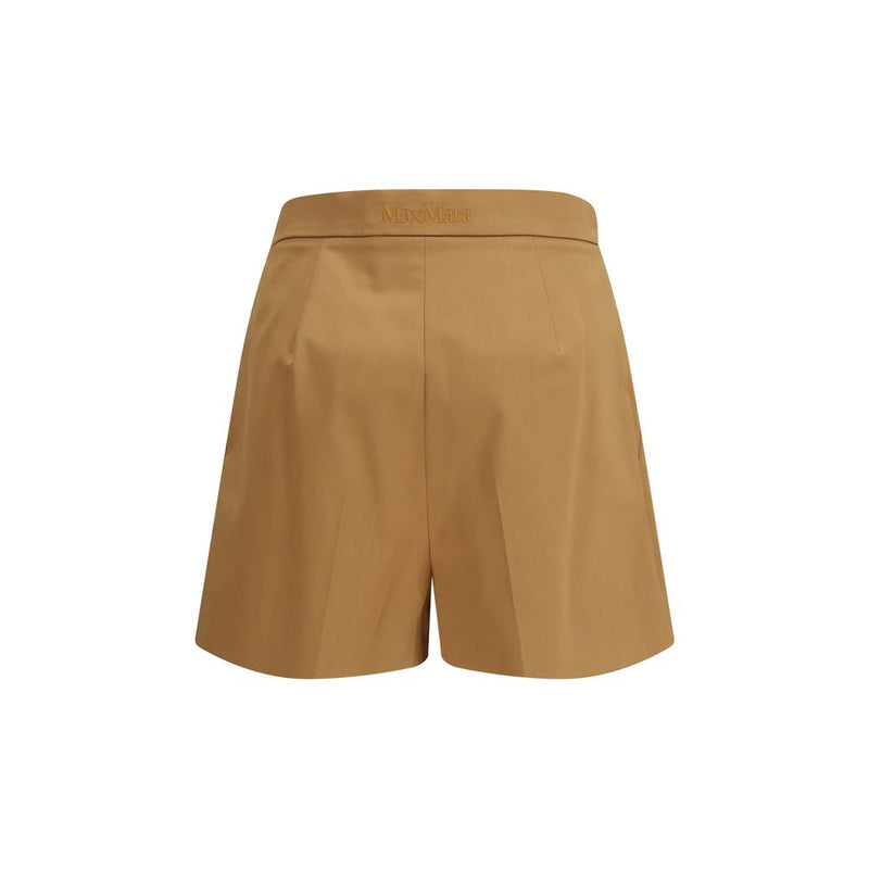 Shorts Bermuda Max Mara en coton beige