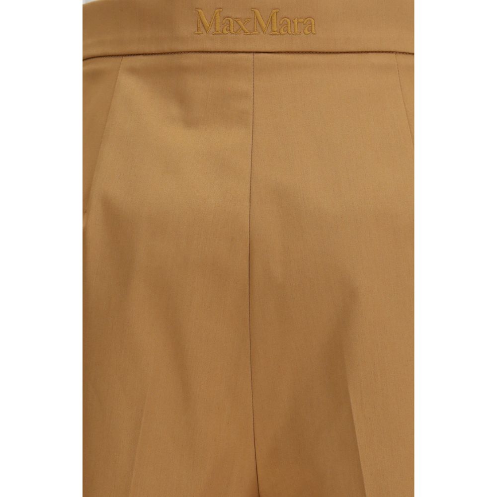 Shorts Bermuda Max Mara en coton beige