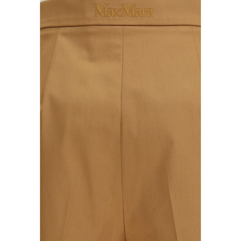 Shorts Bermuda Max Mara en coton beige