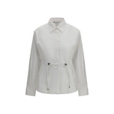 Max Mara Tazzina White Cotton Dress Shirt for Women
