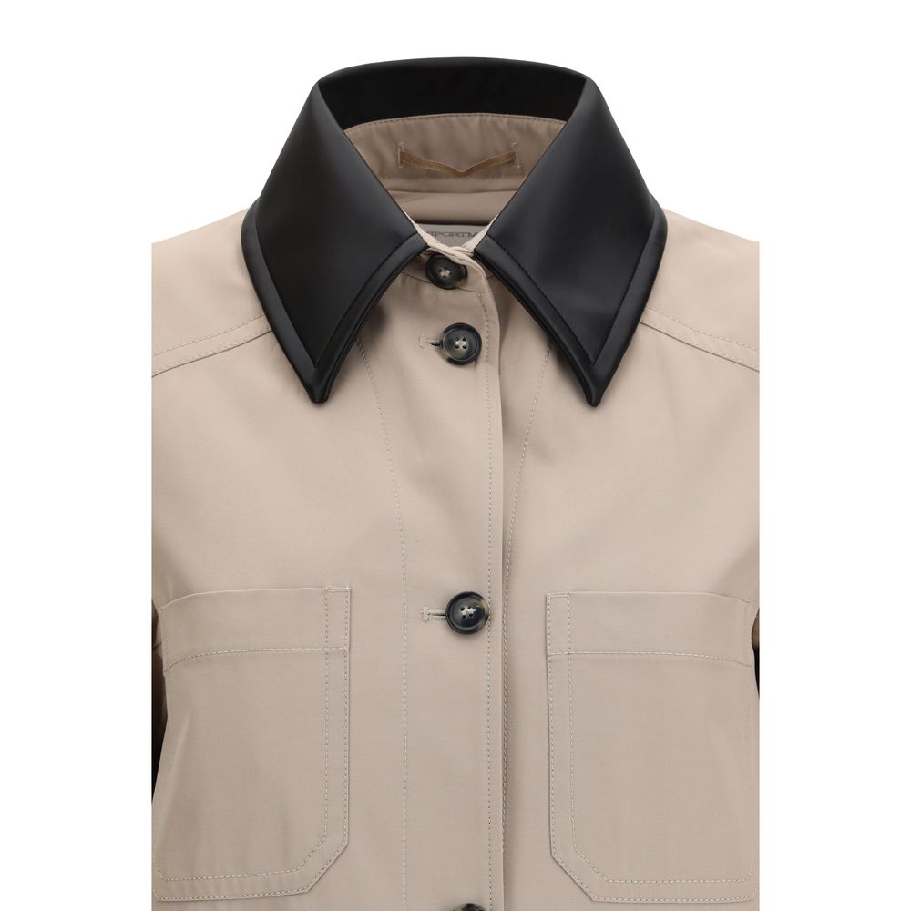 Max Mara Beige Polyester Trench Coat - Élégance et Fonctionnalité