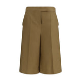 Max Mara Bicolor Linen Bermuda Shorts - Élégance d'été