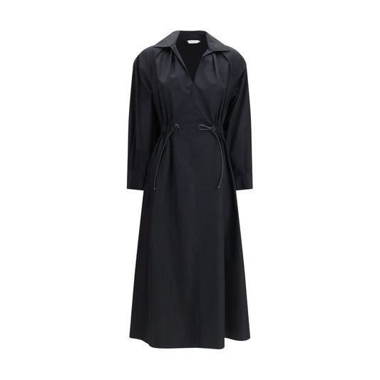 Robe décontractée en coton noir Max Mara