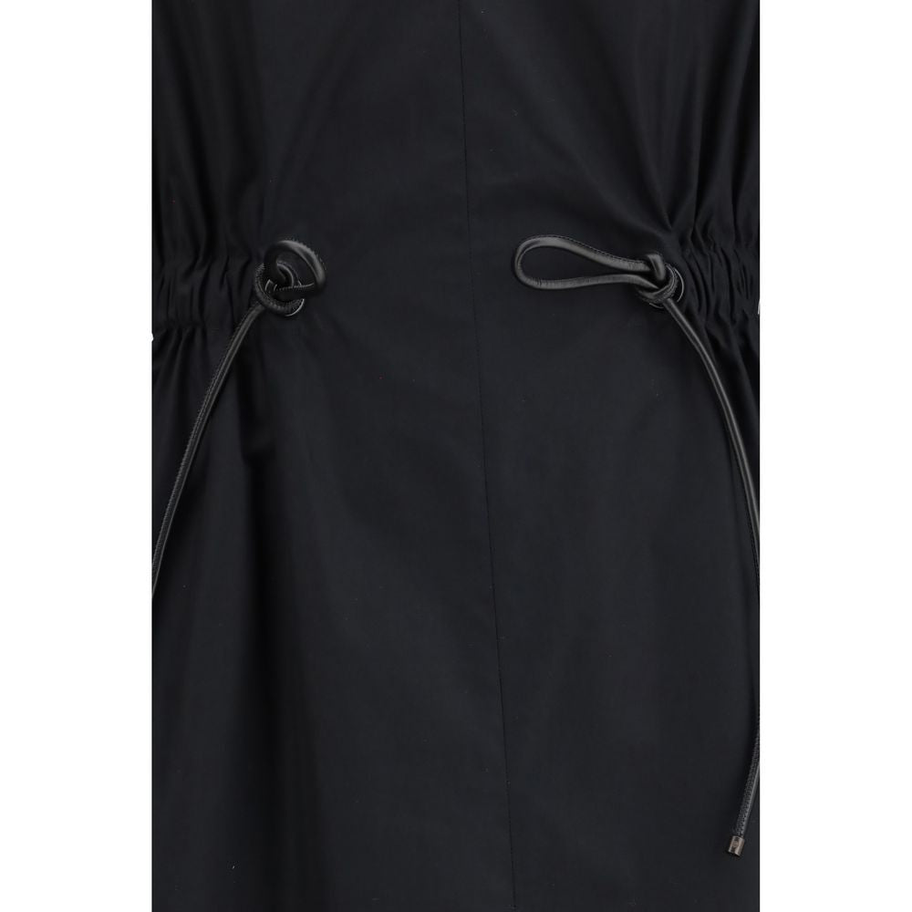 Robe décontractée en coton noir Max Mara