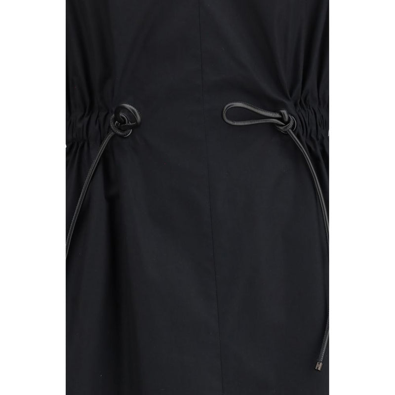 Robe décontractée en coton noir Max Mara