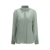 Max Mara Bicolor Silk Shirt - Élégance et Légèreté