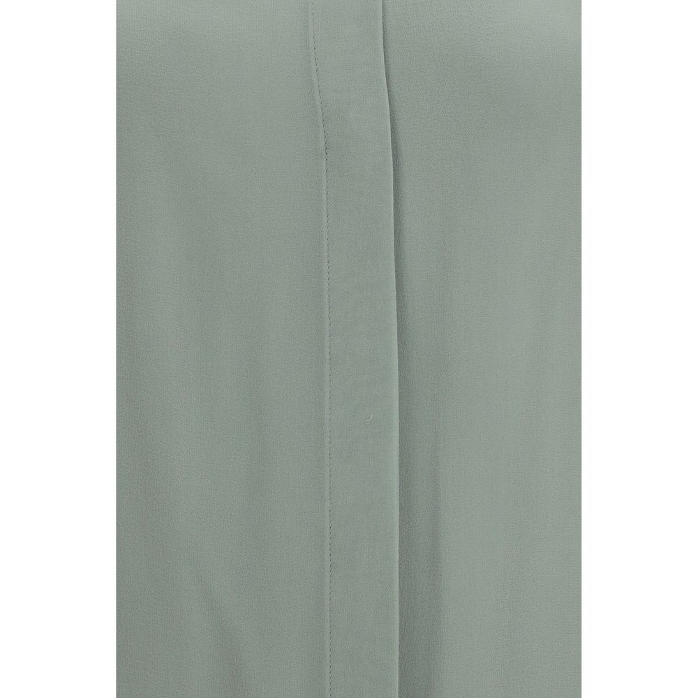 Max Mara Bicolor Silk Shirt - Élégance et Légèreté