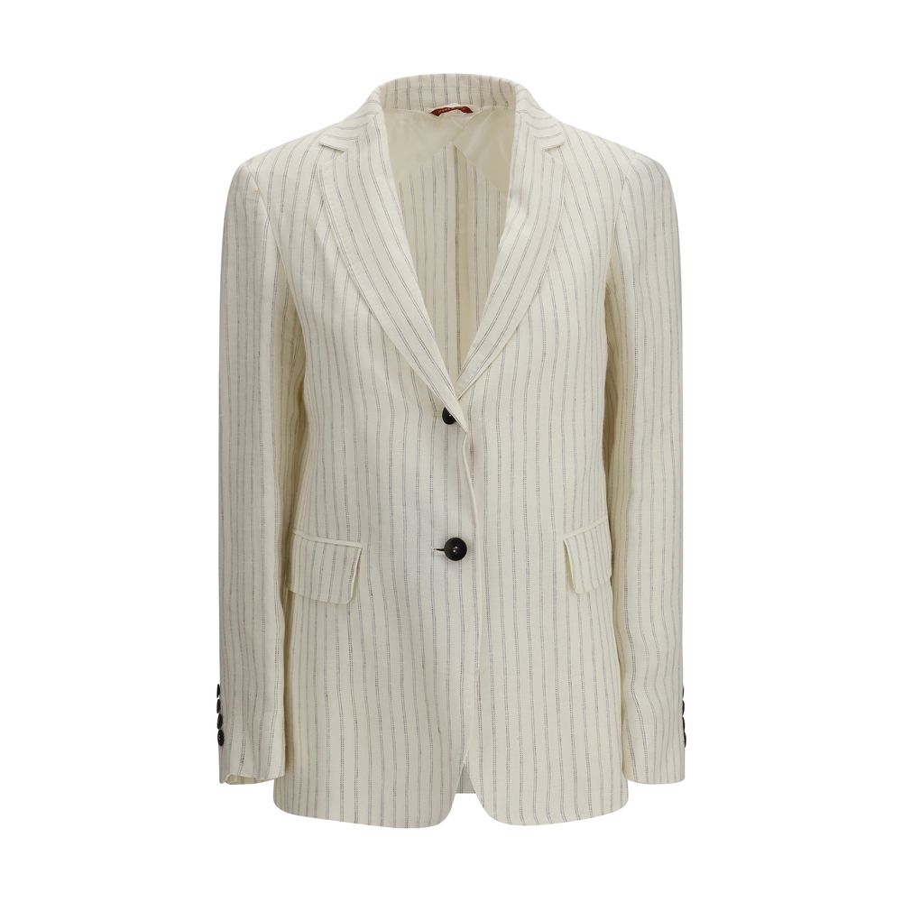 Max Mara Beige Linen Blazer - Élégance et Confort