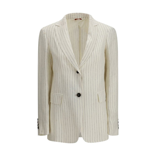 Max Mara Beige Linen Blazer - Élégance et Confort