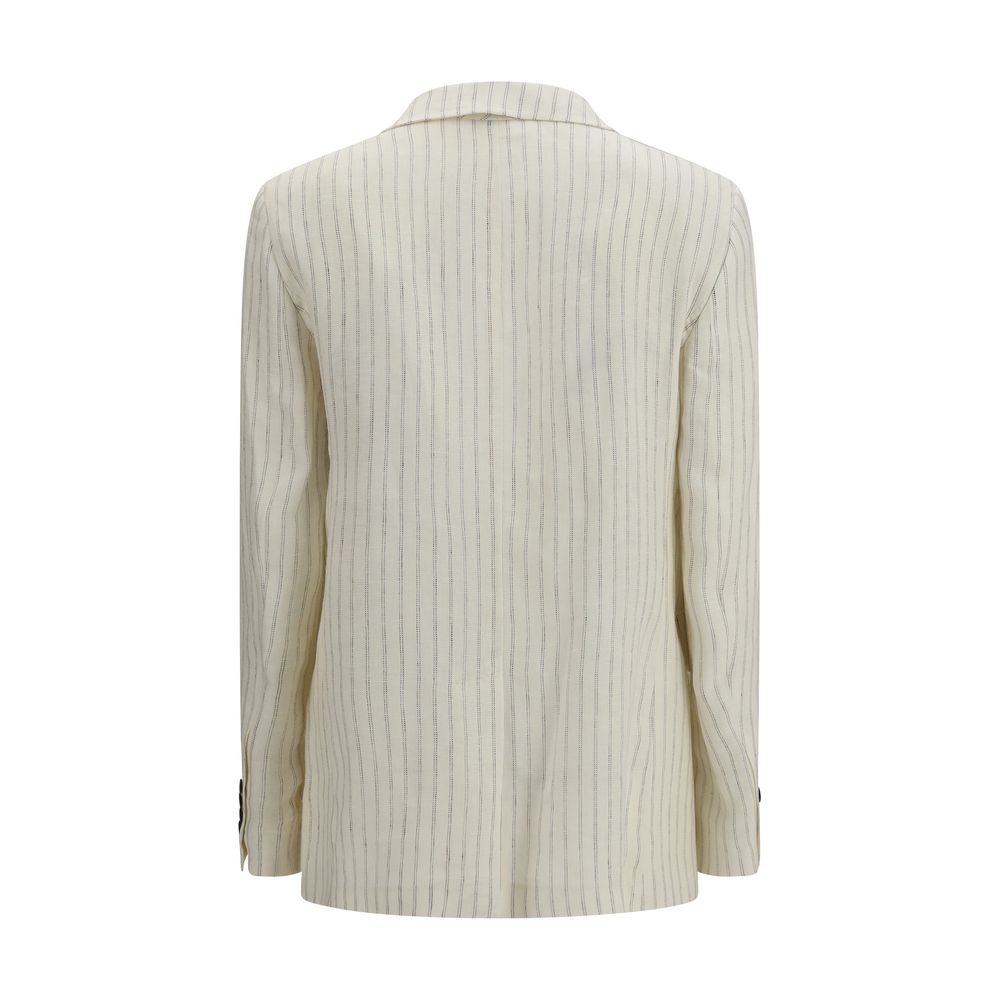 Max Mara Beige Linen Blazer - Élégance et Confort