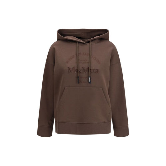 Sweat-shirt en coton marron 'S Max Mara