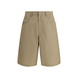 Moschino Beige Cotton Bermuda Shorts for Men