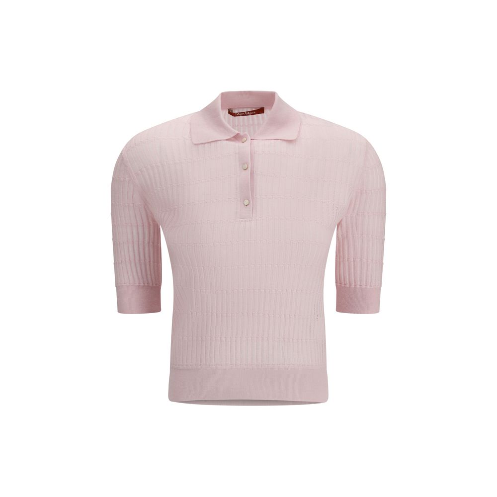 Max Mara Multicolor Silk Shortsleeve Shirt - Polo Gallo