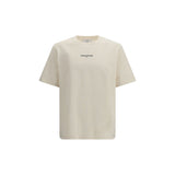 Maison Kitsuné Beige Cotton T-Shirt for Men