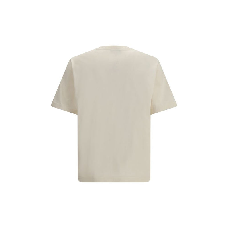 Maison Kitsuné Beige Cotton T-Shirt for Men