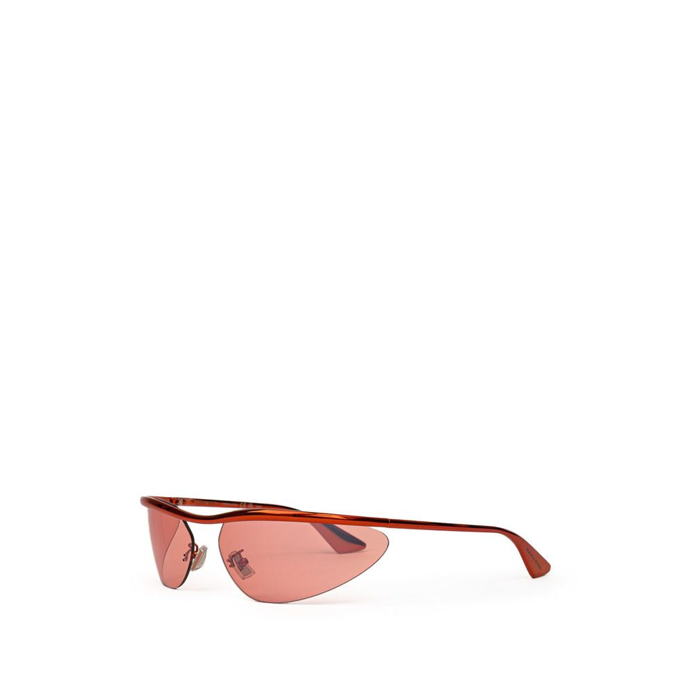 Lunettes de soleil Bottega Veneta en métal orange