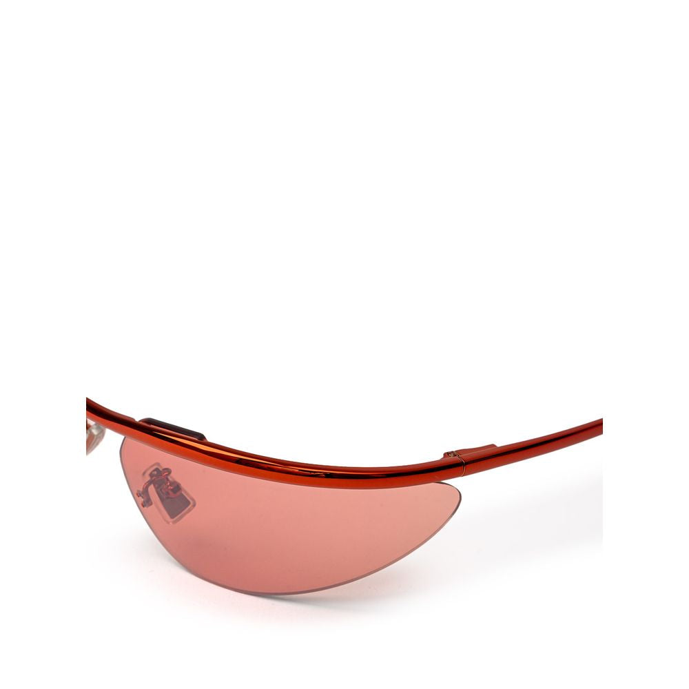 Lunettes de soleil Bottega Veneta en métal orange