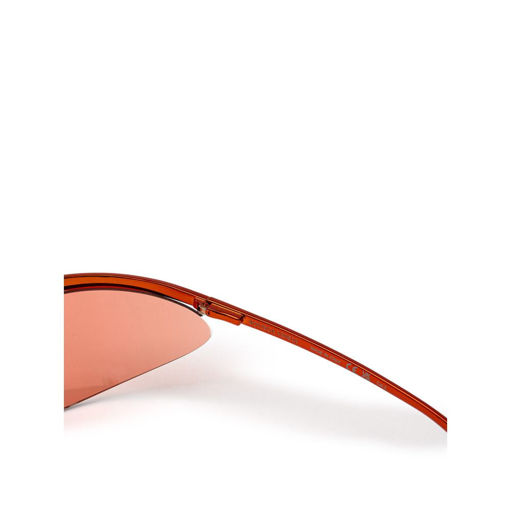 Lunettes de soleil Bottega Veneta en métal orange