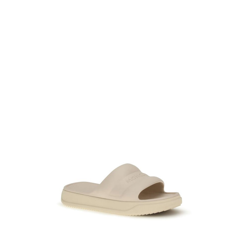 Moncler Altive Beige Rubber Sandals for Women