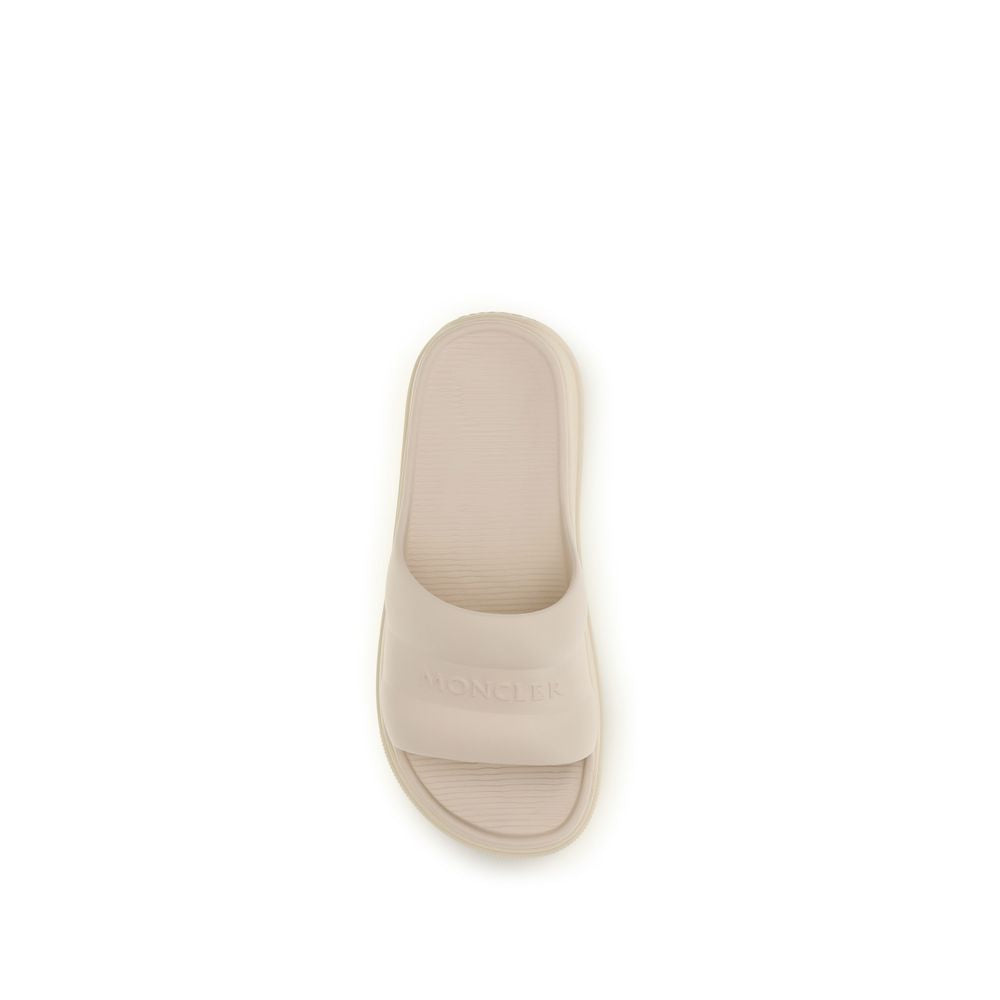 Moncler Beige Altive Slide Sandals for Women