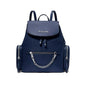 Michael Kors Blue Fur Backpack