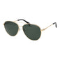 Polaroid Gold Metal Sunglasses