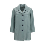 Veste en cuir bleu Chloé