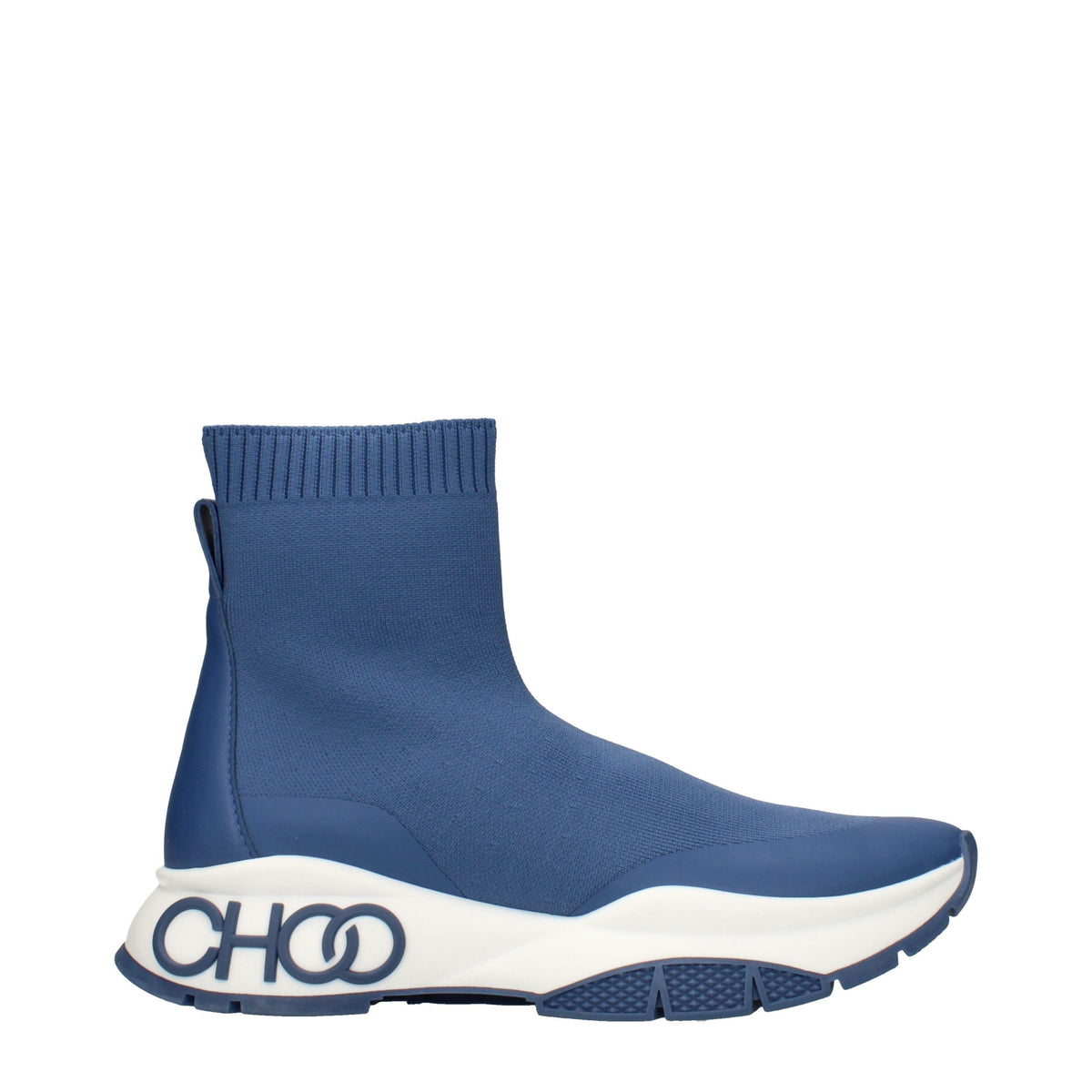 Jimmy Choo Blue Fabric Ankle Boots for Men