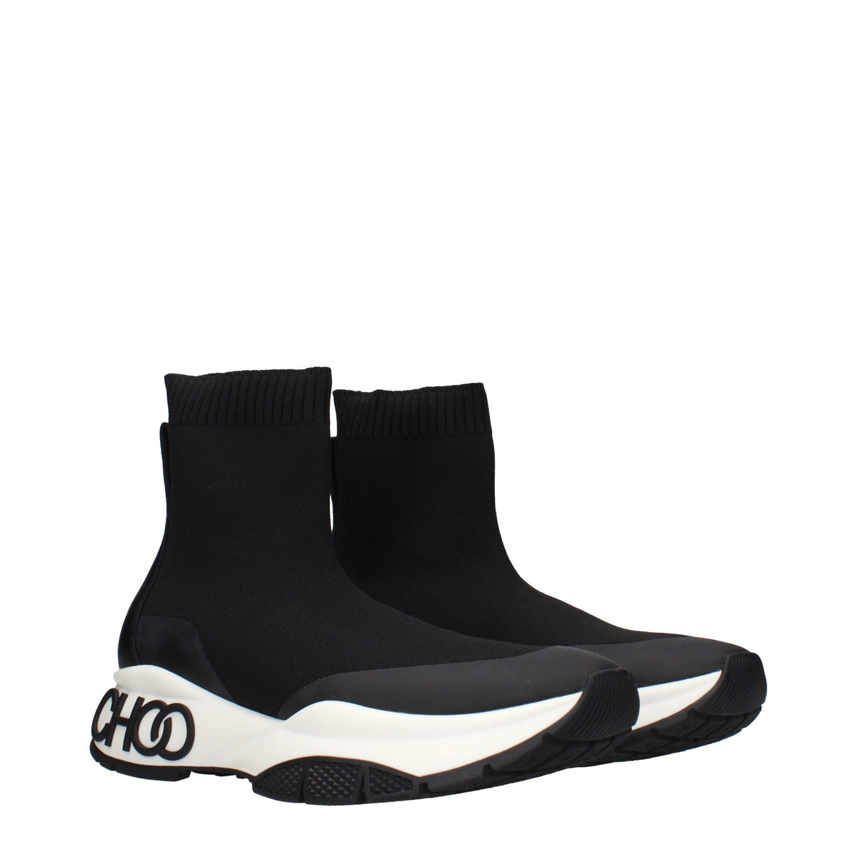 Jimmy Choo Black Fabric Ankle Boots for Men