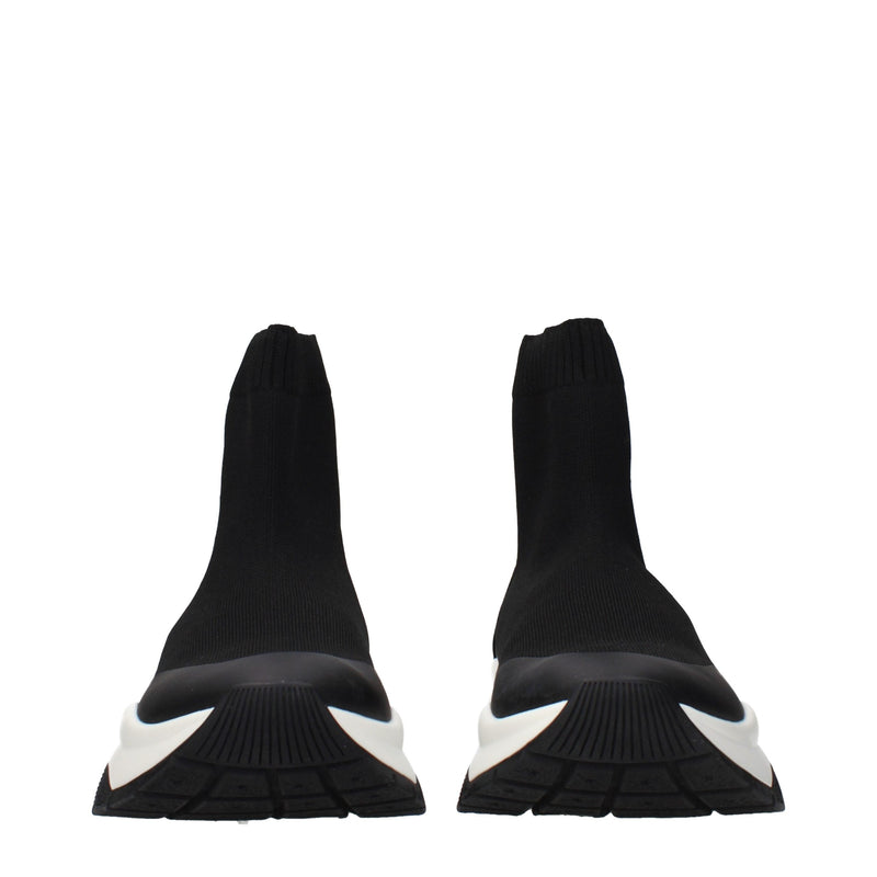 Jimmy Choo Black Fabric Ankle Boots for Men