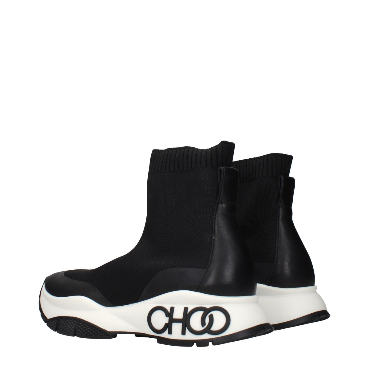 Jimmy Choo Black Fabric Ankle Boots for Men