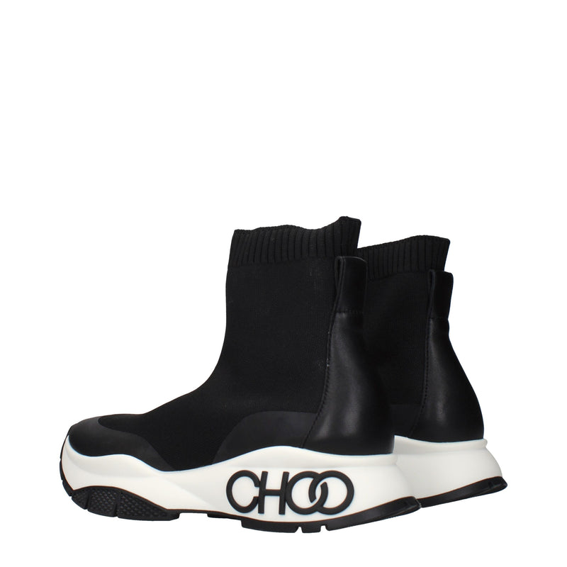 Jimmy Choo Black Fabric Ankle Boots for Men