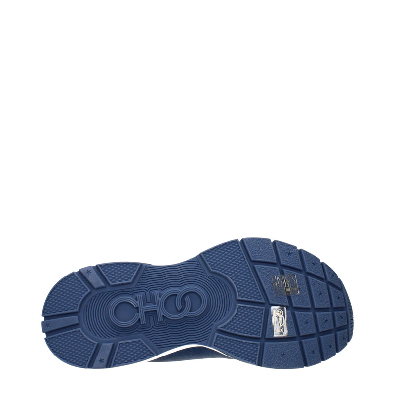 Jimmy Choo Blue Fabric Ankle Boots for Men