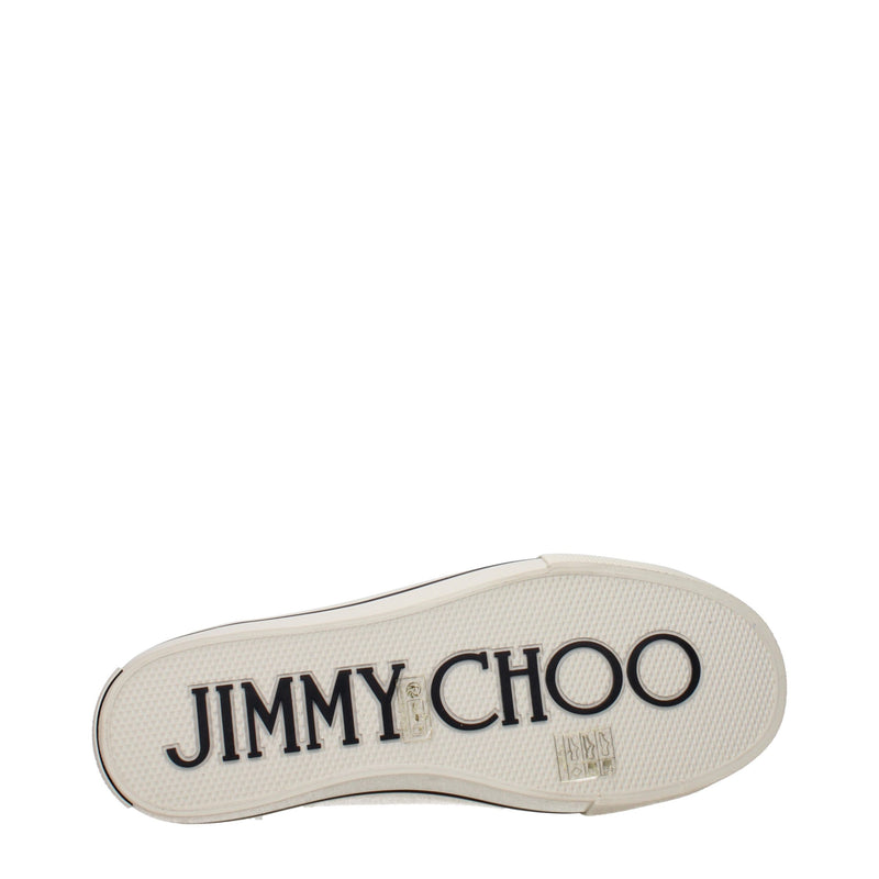 Jimmy Choo Fenix Beige Fabric Low Top Sneakers for Men