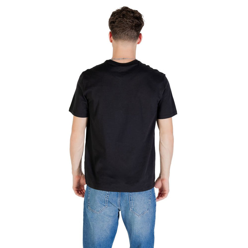 Calvin Klein Jeans SS BADGE Black Cotton T-Shirt for Men