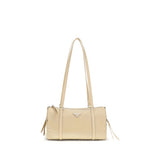 Prada Beige Re-Nylon Shoulder Bag - Iconic Satchel Redefined