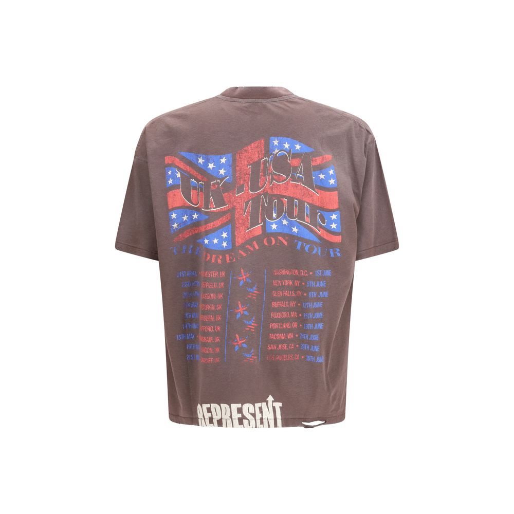 T-shirt en coton noir Represent pour homme