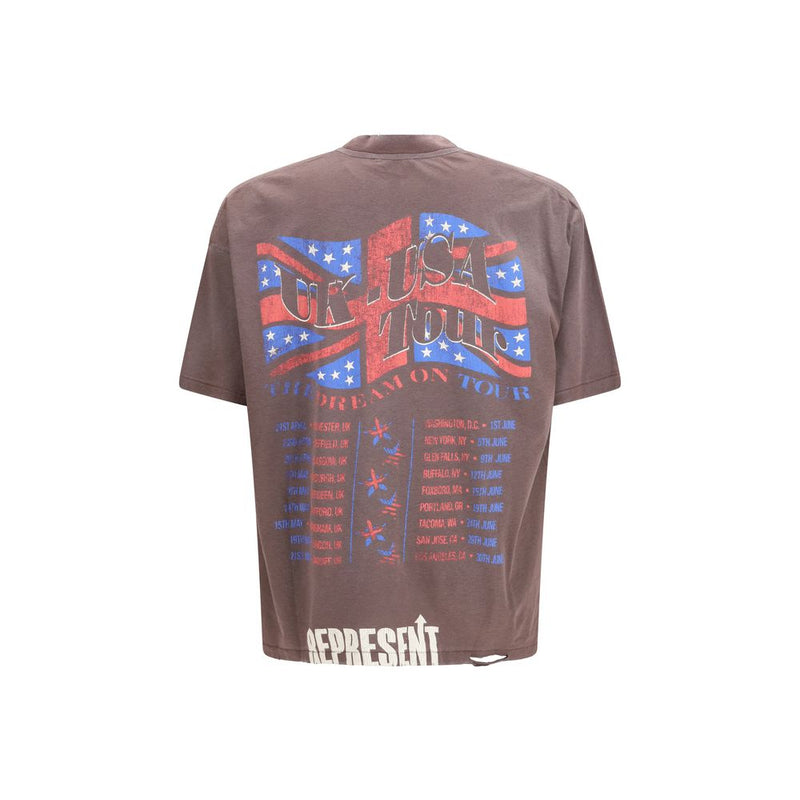 T-shirt en coton noir Represent pour homme